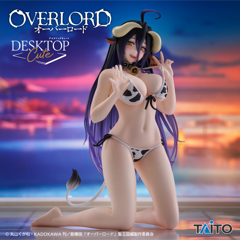 "Overlord" Desktop Cute Figure Albedo Cow Print Swimsuit ver.