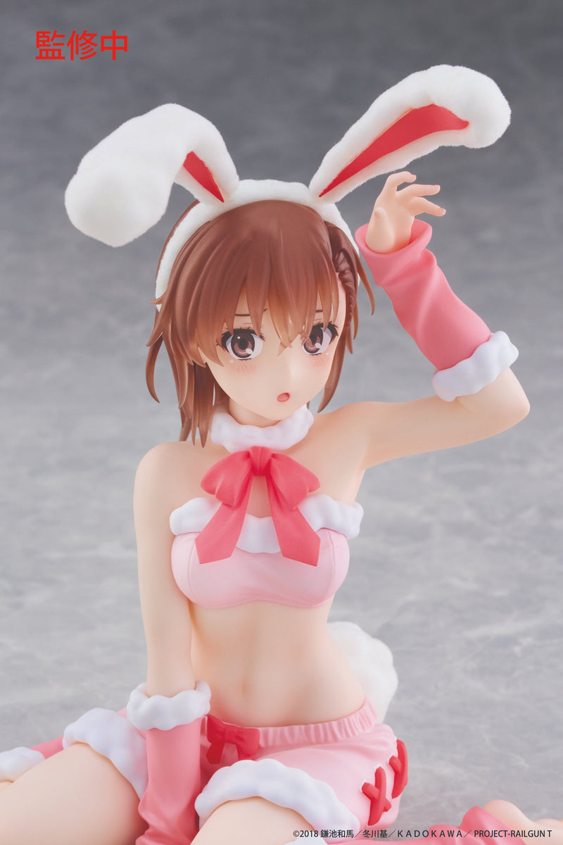 "A Certain Scientific Railgun" MOFLOCK Figure Misaka Mikoto Mofumofu Bunny Ver.