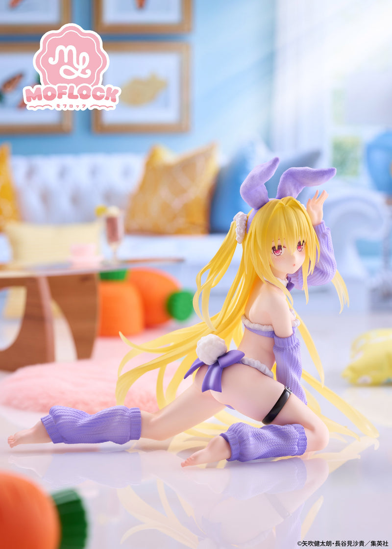 "To Love-Ru Darkness" MOFLOCK Figure Konjiki no Yami/Golden Darkness Mokomoko Bunny Ver.