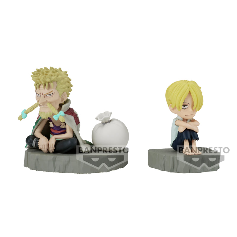ONE PIECE WORLD COLLECTABLE FIGURE LOG STORIES-SANJI & ZEFF-