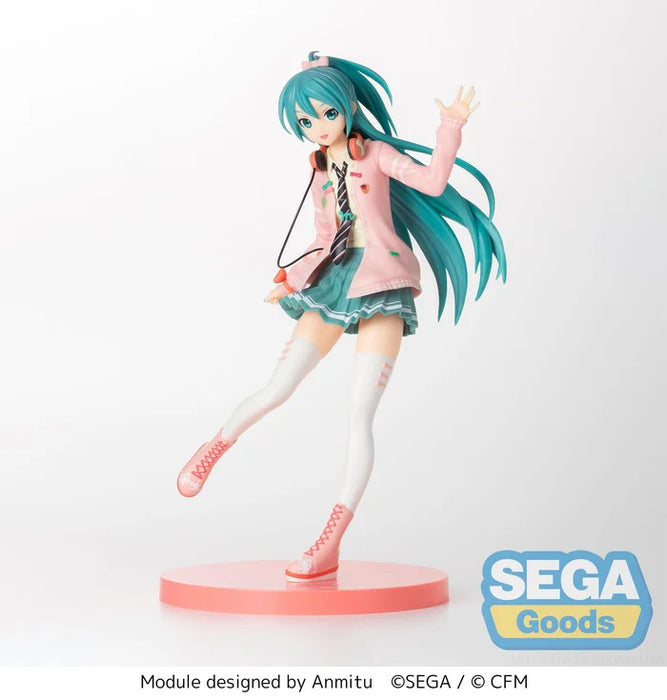 "Hatsune Miku: Project DIVA Arcade Future Tone" Super Premium Figure Hatsune Miku Ribbon Girl