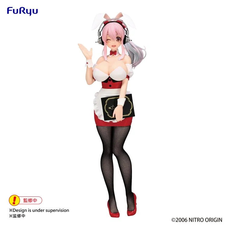 "Super Sonico" BiCute Bunnies Figure Waitress ver.