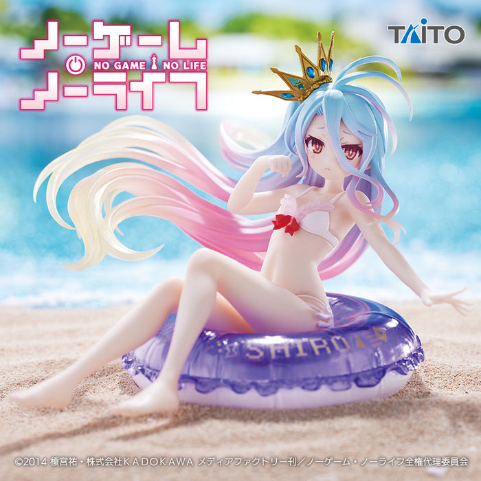 "No Game No Lif"e Aqua Float Girls Figure Shiro