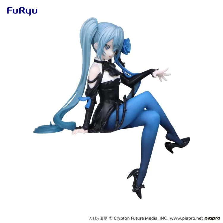 "Hatsune Miku" Noodle Stopper Figure Flower Fairy Blue Rose