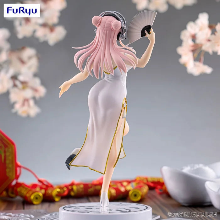 "Super Sonico" Trio-Try-iT Figure -White China Dress Ver.-