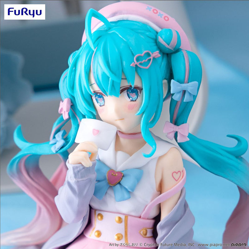 "Hatsune Miku" Noodle Stopper Figure Sailor Suit in Love Gray ver.