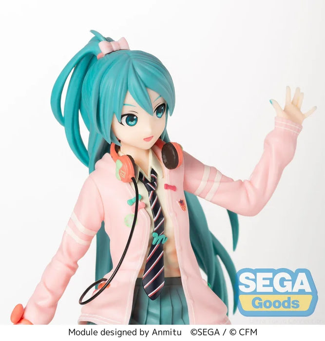 "Hatsune Miku: Project DIVA Arcade Future Tone" Super Premium Figure Hatsune Miku Ribbon Girl