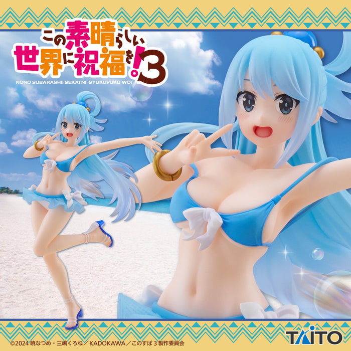 "Konosuba: God's Blessing on This Wonderful World! 3" Coreful Figure Aqua Swimsuit Ver.