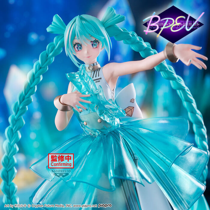 Hatsune Miku BANPRESTO EVOLVE Clearluxe -EmeraldGem- Figure