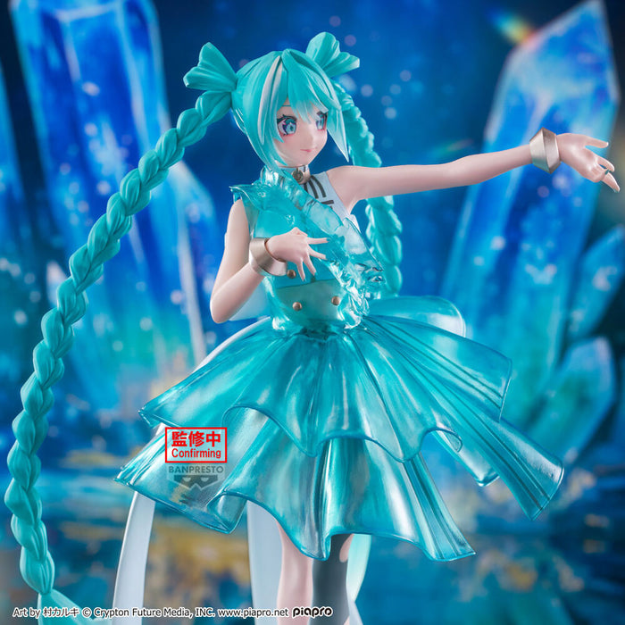 Hatsune Miku BANPRESTO EVOLVE Clearluxe -EmeraldGem- Figure
