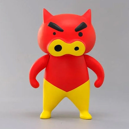 "Crayon Shin-chan" Soft Vinyl Collection TON-MEN Red Pig Red Buriburi