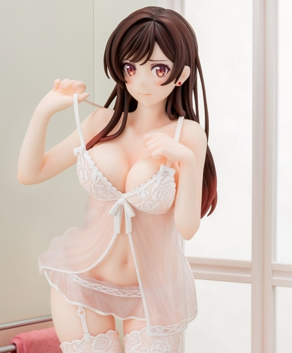 "Rent-A-Girlfriend" Mizuhara Chizuru See-through Lingerie Figure Angel White Ver. 1/6 Scale