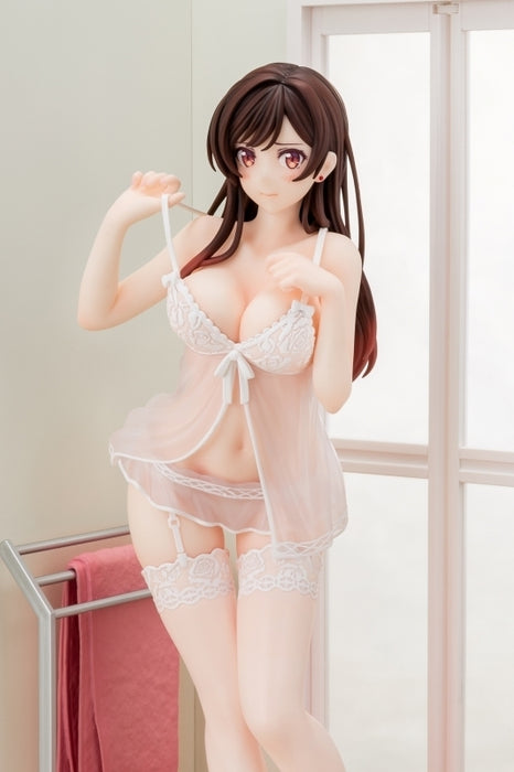 "Rent-A-Girlfriend" Mizuhara Chizuru See-through Lingerie Figure Angel White Ver. 1/6 Scale