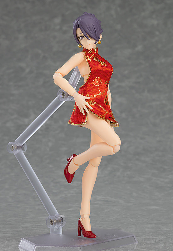"Styles figma" figma#569 Female Body (Mika) with Mini Skirt Chinese Dress Outfit