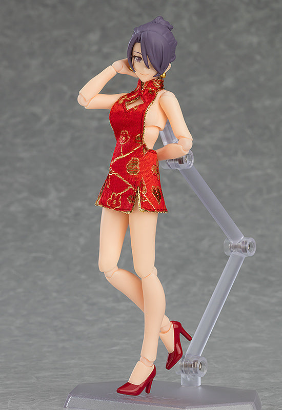 "Styles figma" figma#569 Female Body (Mika) with Mini Skirt Chinese Dress Outfit