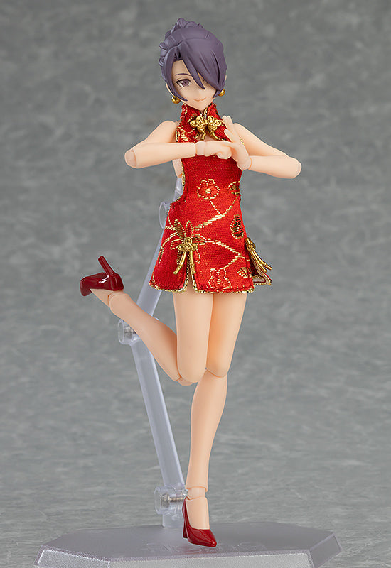 "Styles figma" figma#569 Female Body (Mika) with Mini Skirt Chinese Dress Outfit