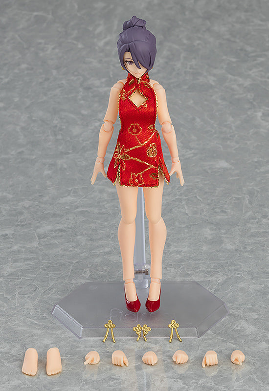 "Styles figma" figma#569 Female Body (Mika) with Mini Skirt Chinese Dress Outfit