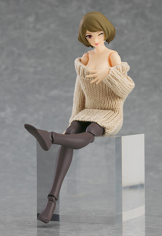 "figma Styles" figma#574 Female Body (Chiaki) with Off-the-Shoulder Sweater Dress