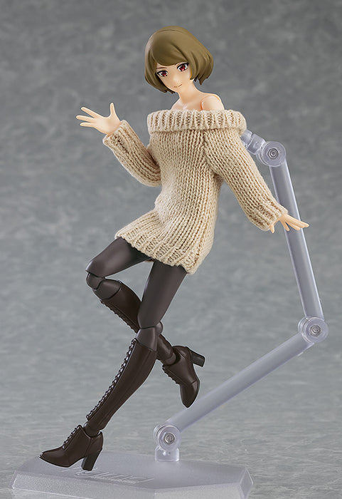 "figma Styles" figma#574 Female Body (Chiaki) with Off-the-Shoulder Sweater Dress