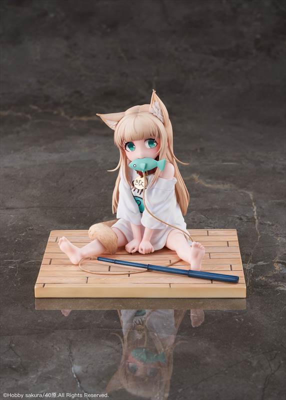"My Cat is a Kawaii Girl" 1/6 Scale Figure Kinako Sitting Fish Ver.  Limited Edition with Bonus