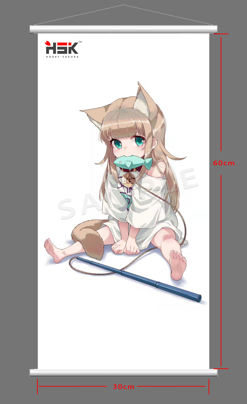 "My Cat is a Kawaii Girl" 1/6 Scale Figure Kinako Sitting Fish Ver.  Limited Edition with Bonus