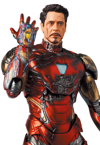 "Avengers: Endgame" MAFEX No.195 Iron Man Mark 85 (Battle Damage Ver.)