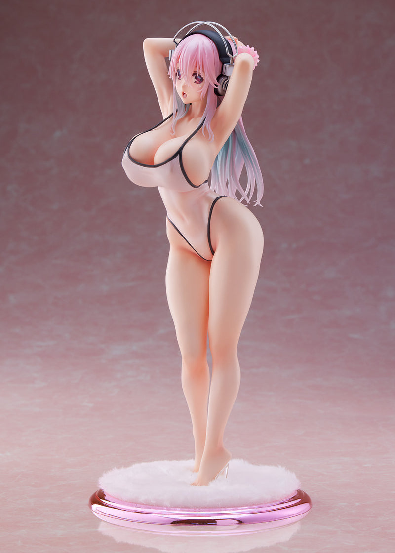 "Super Sonico" 1/7 Scale Figure Super Sonico White Swimwear Style