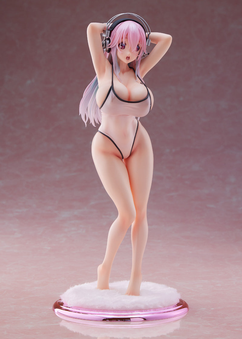 "Super Sonico" 1/7 Scale Figure Super Sonico White Swimwear Style