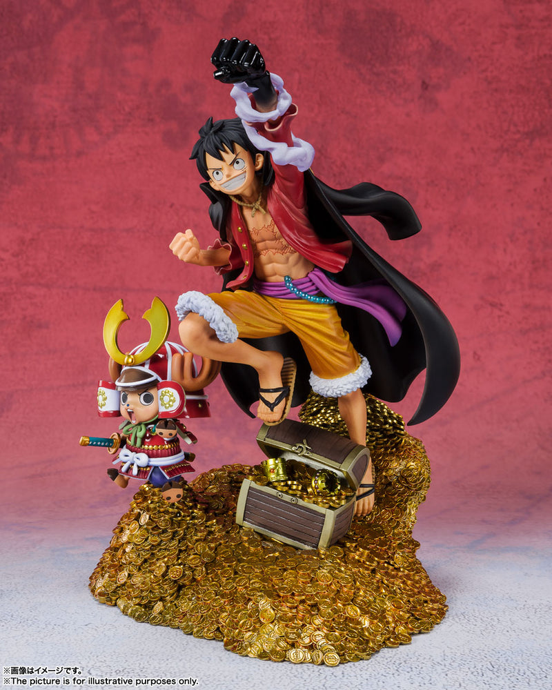 "One Piece" Figuarts Zero Monkey D. Luffy -WT100 Anniversary Eichiro Oda Original Illustration 100 Views of Pirates-