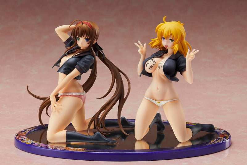 Gokubi Girls Slender Glamorous "Senran Kagura New Wave G Burst" Reprint Edition Ryobi x Ryona Desnudo Skin Marinero Uniforme Ver. Figura Set 1/10 Escala