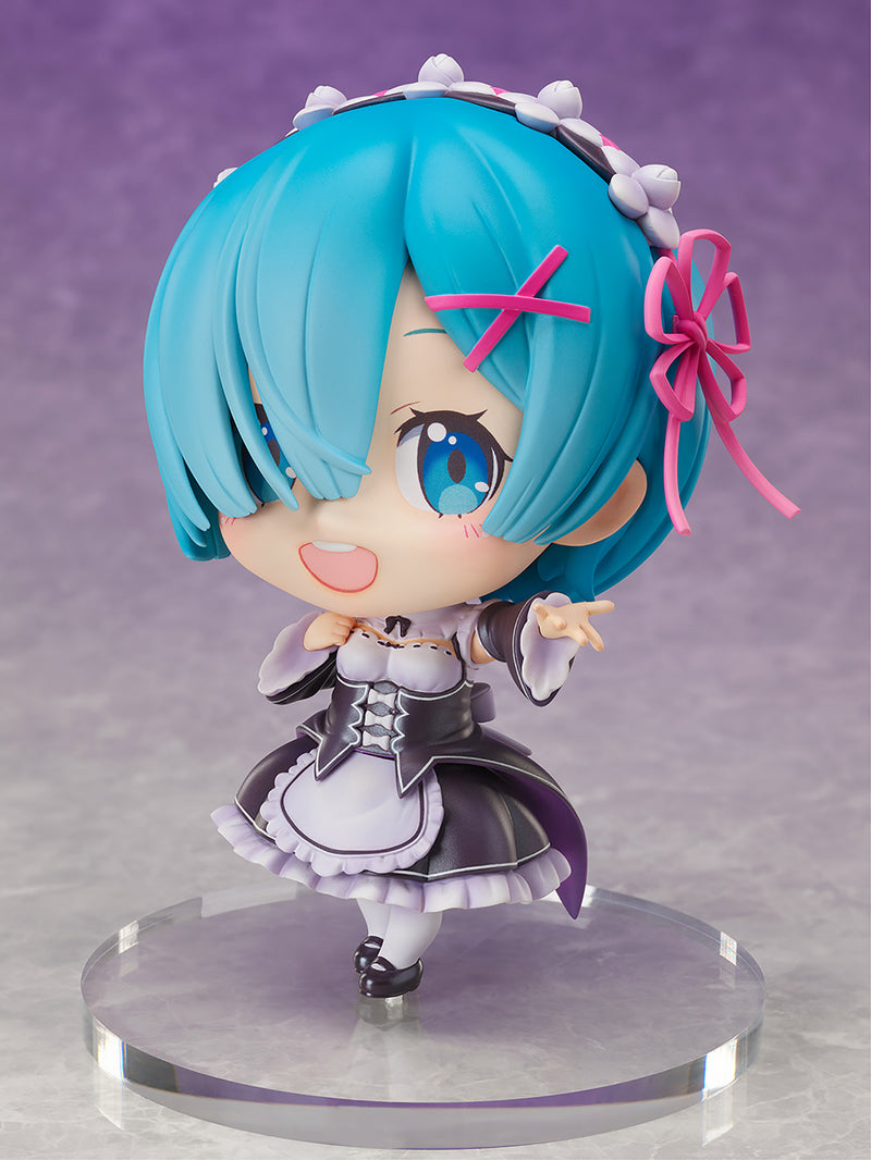 "Re:ZERO Starting Life in Another World" Choumederukei Deformed Chikku Figure PREMIUM BIG Rem Odemukae Ver. Art Style Color Finish