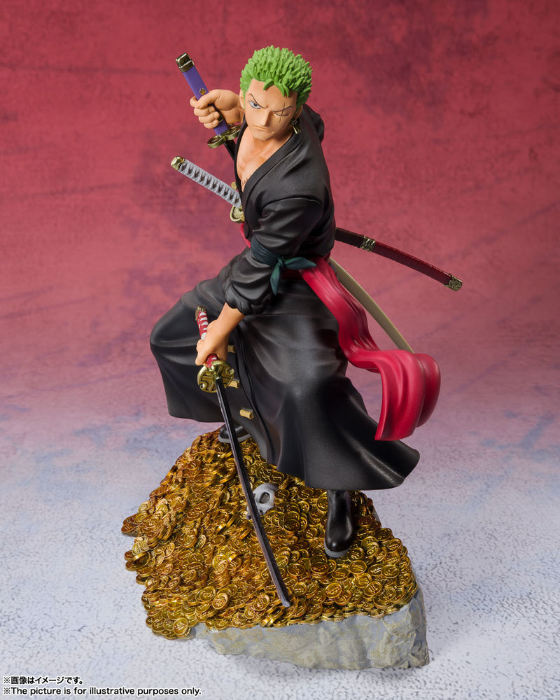 "One Piece" Figuarts Zero Roronoa Zoro -WT100 Anniversary Eichiro Oda Original Illustration 100 Views of Pirates-