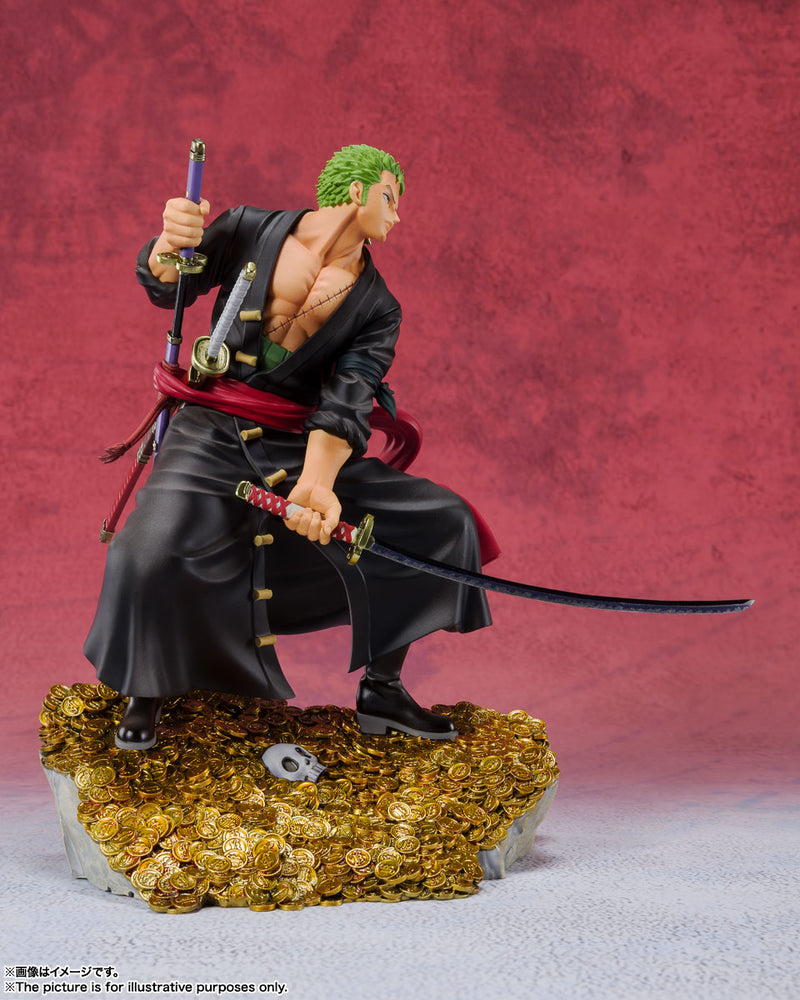 "One Piece" Figuarts Zero Roronoa Zoro -WT100 Anniversary Eichiro Oda Original Illustration 100 Views of Pirates-
