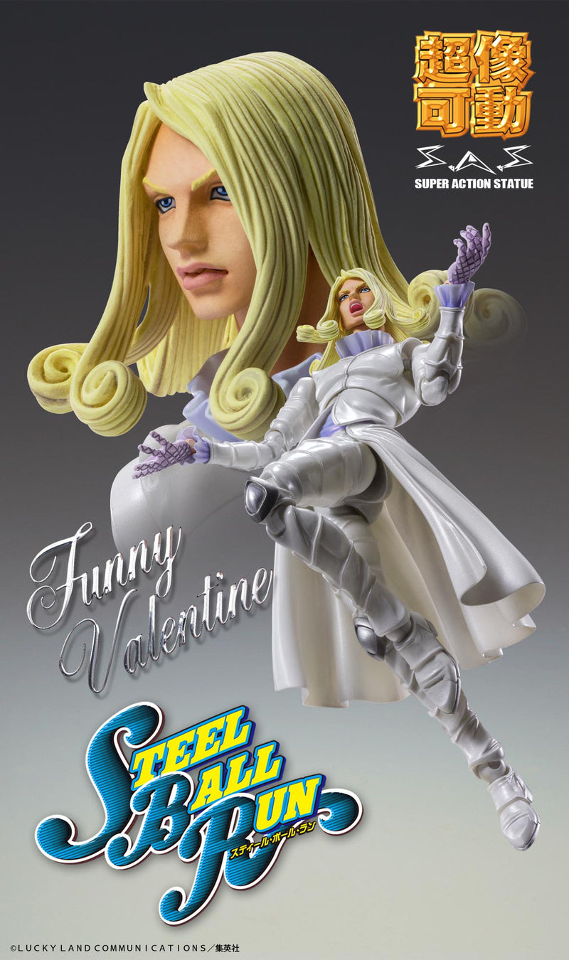 JoJo's Bizarre Adventure Parte VII Ball Ball Run - Estatua de Super Action Funny Valentine (Medicos Entertainment)