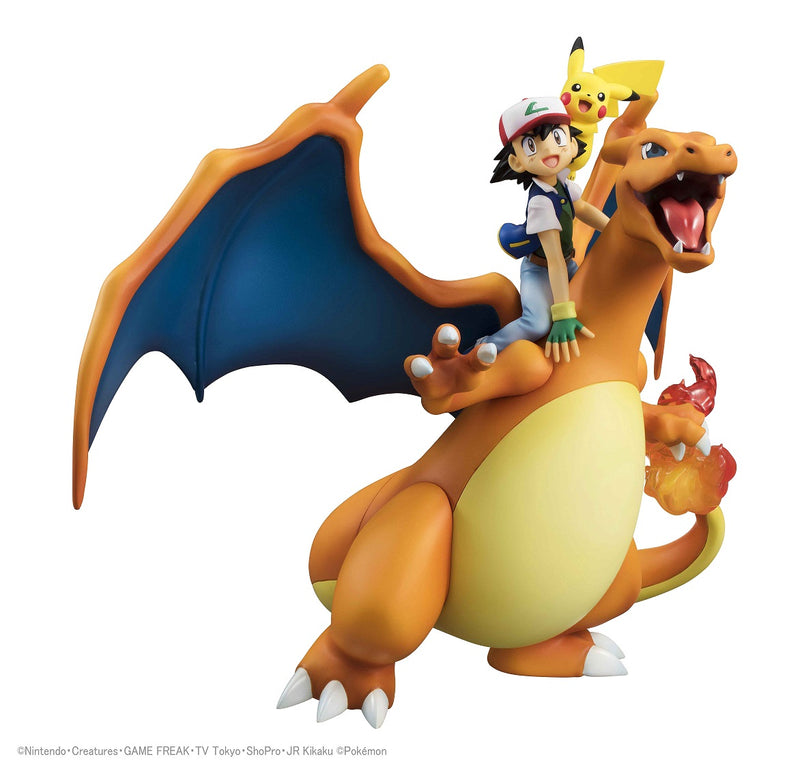 Lizardon Pikachu Satoshi G. E. M., En El Bolsillo De Los Monstruos - MegaHouse
