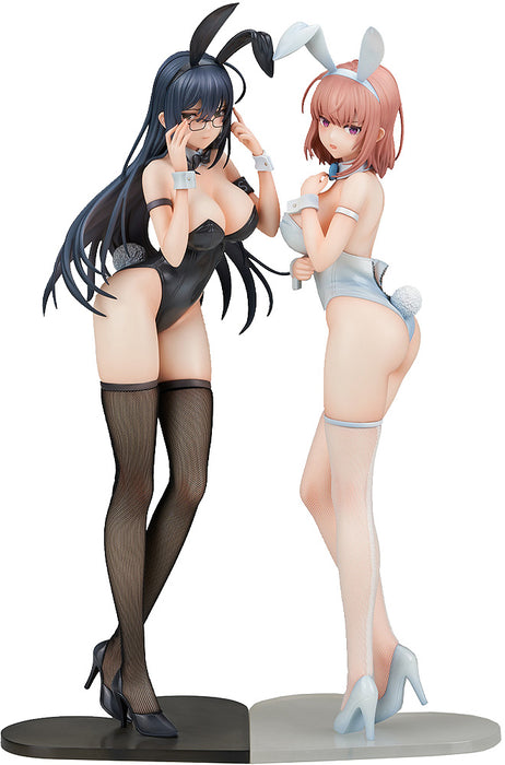 "Icomochi Original Character" Black Bunny Aoi & White Bunny Natsume 2 Figure Set