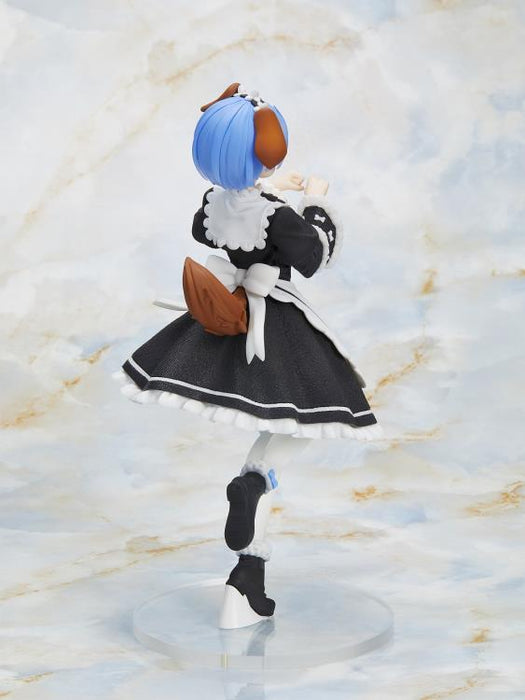 "Re:Zero Starting Life in Another World" Coreful Figure Rem Memory Snow Puppy Ver.