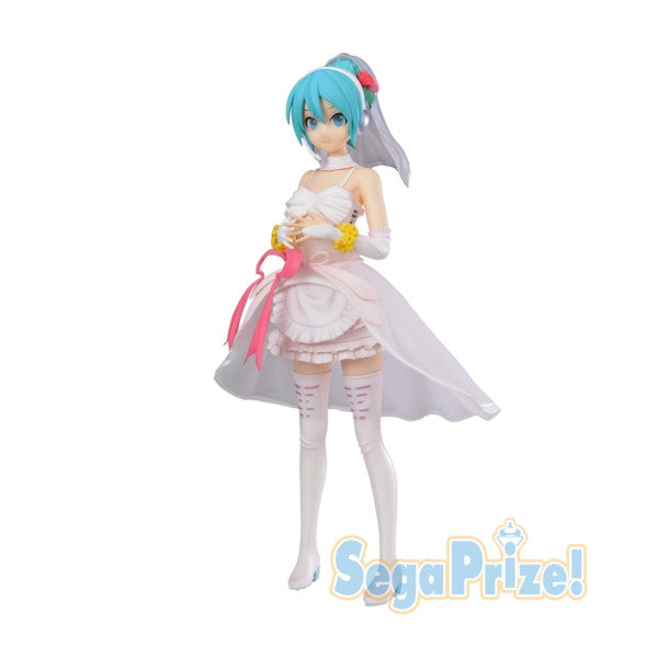 Hatsune Miku-Project DIVA Arcade Future Tone - SPM-Figur - Weißes Kleid (SEGA)