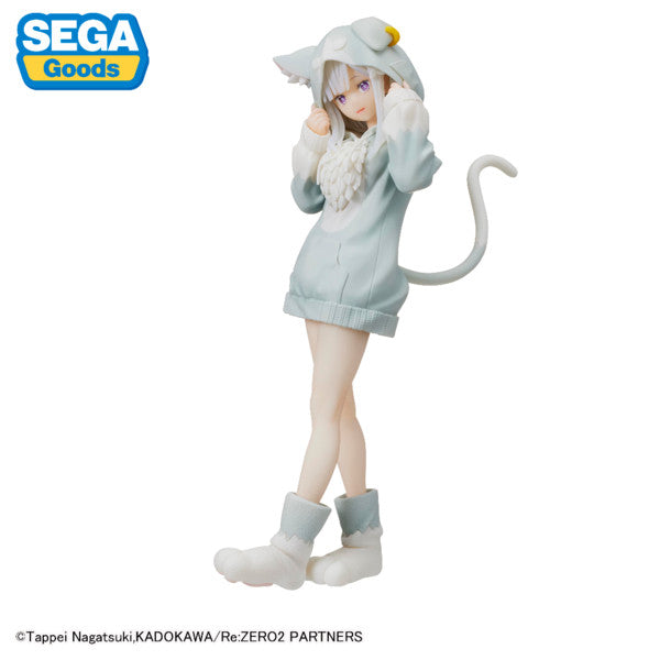 "Re:Zero Starting Life in Another World" SPM Figure Emilia The Great Spirit Puck