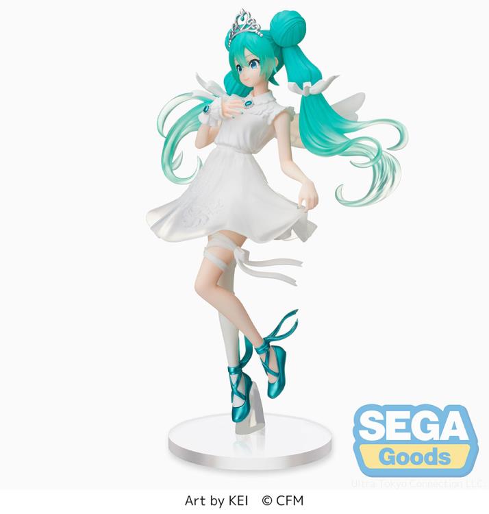"Vocaloid Hatsune Miku" SPM Figure Hatsune Miku 15th Anniversary KEI Ver.