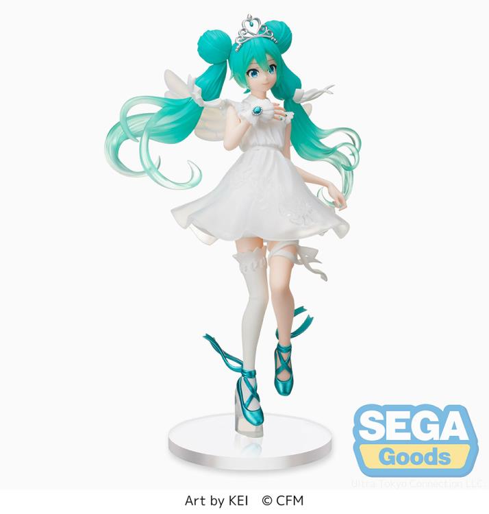 "Vocaloid Hatsune Miku" SPM Figure Hatsune Miku 15th Anniversary KEI Ver.