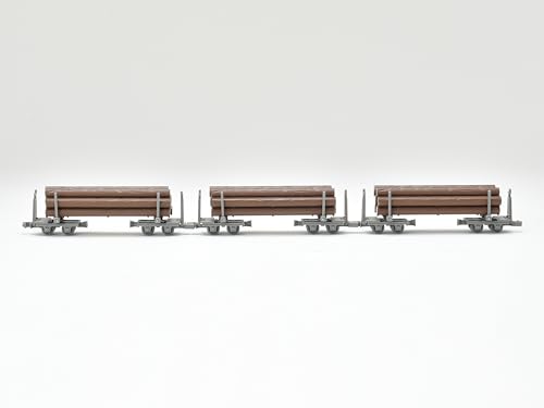Railway Collection Narrow Gauge 80 Nekoyama Forest Railway Lumber Car 3 Car Set E