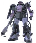 MS-06R-1A Zaku II High Mobility Type (Black Tri-Stars Version version) - 1/100 scale - MG (#020), MSV-R - Bandai