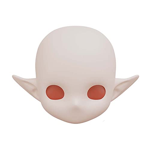 【GENESIS】PICCODO SERIES DEFORMED SIZE RESIN DOLL HEAD NIAUKI M4 DOLL-WHITE