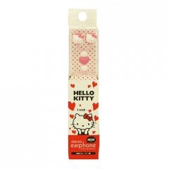 Fits Pod "Hello Kitty" Stereo Earphone Mini White x Pink SAN-48WHPK