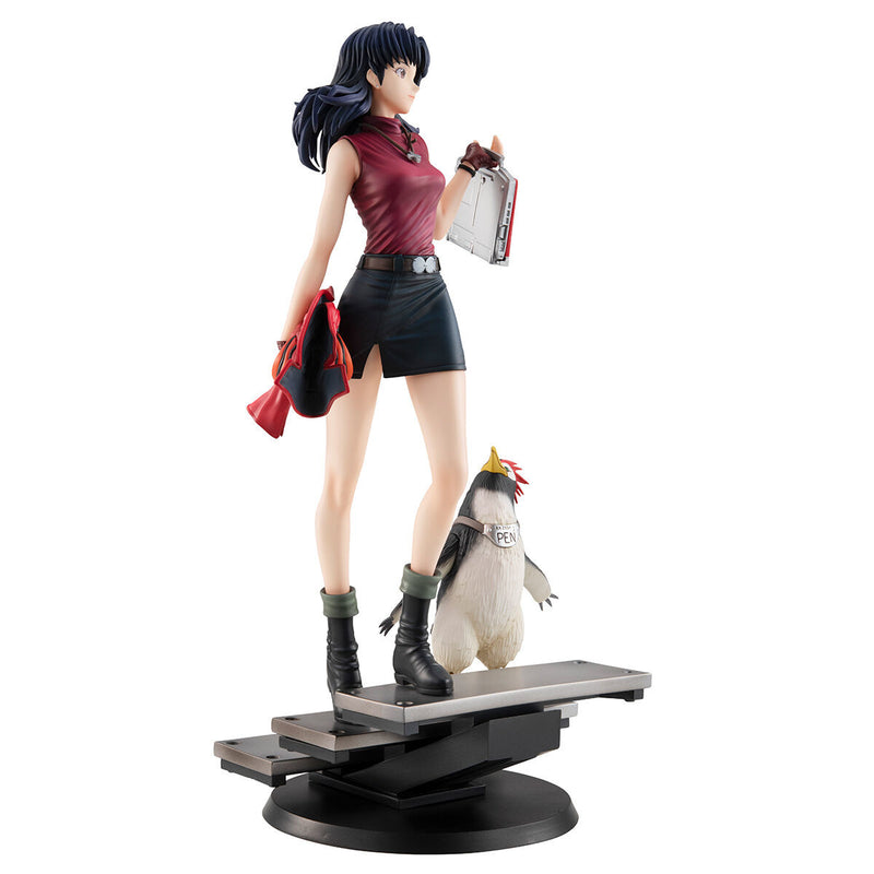 "Rebuild of Evangelion" GALS Series Katsuragi Misato & Penpen Complete Figure