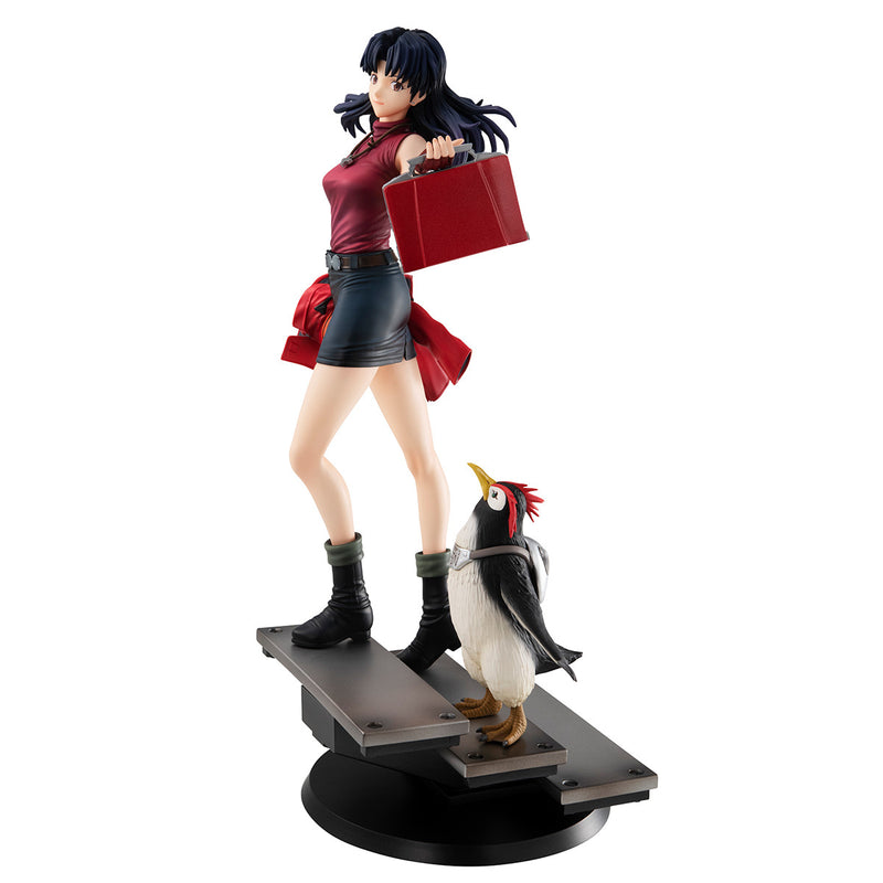 "Rebuild of Evangelion" GALS Series Katsuragi Misato & Penpen Complete Figure