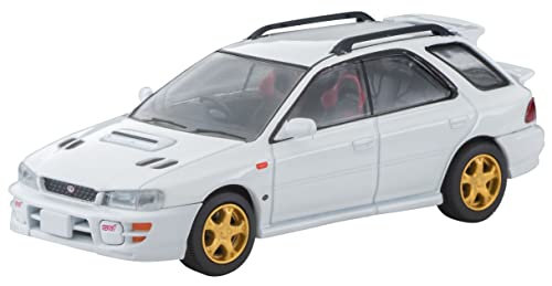 1/64 Scale Tomica Limited Vintage NEO TLV-N281a Subaru Impreza Pure Sports Wagon WRX STi Version V (White) 1998