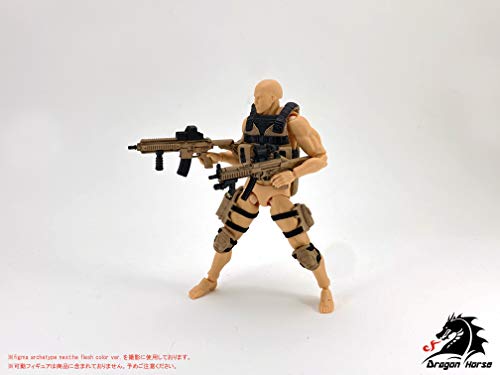 DH-E001AD 1/12 SCALE ACTION FIGURE EQUIPMENT SET A (ASSAULT) DESERT VER.