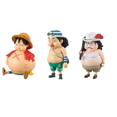 Fat Set One Piece World Collectable Figure STYLE UP